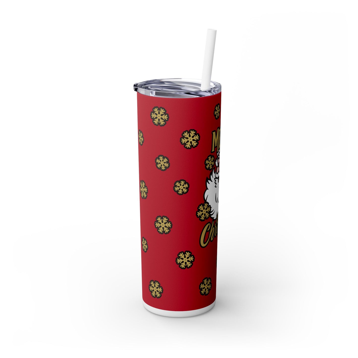 Christmas Tumbler with Italian Design print | Merry Christmas Santa Claus | Giada Valenti | Christmas Gift