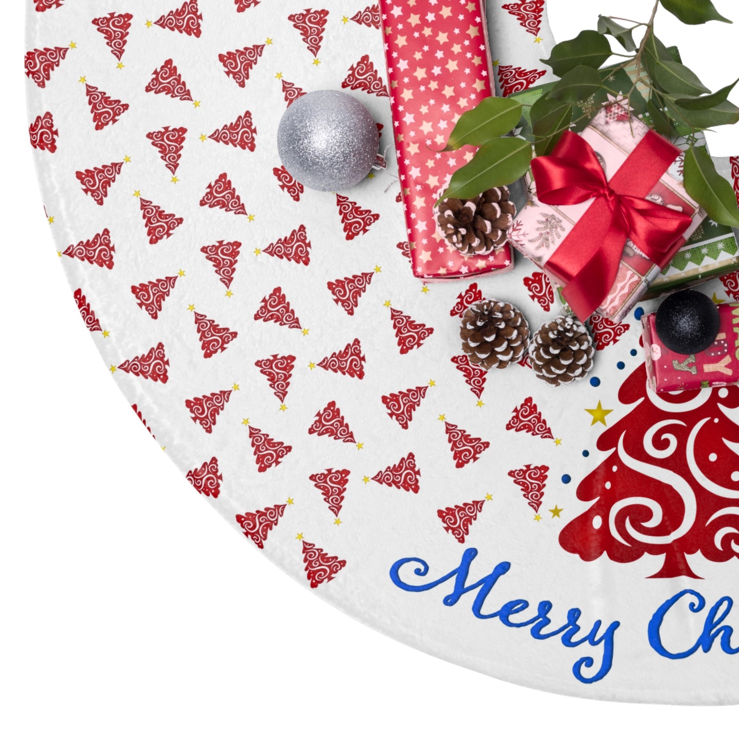 Christmas Tree Skirt designed in Italy by Elisa Savoia | Giada Valenti Collection