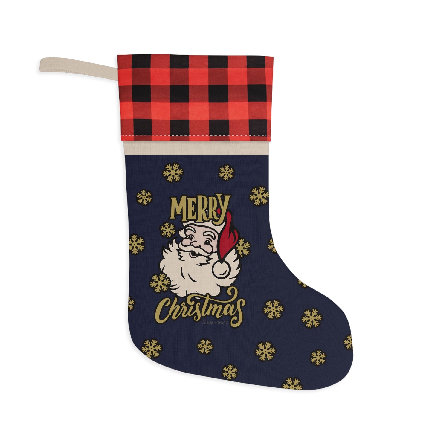 Christmas Stocking with exclusive Italian design print | Giada Valenti | Christmas Gift