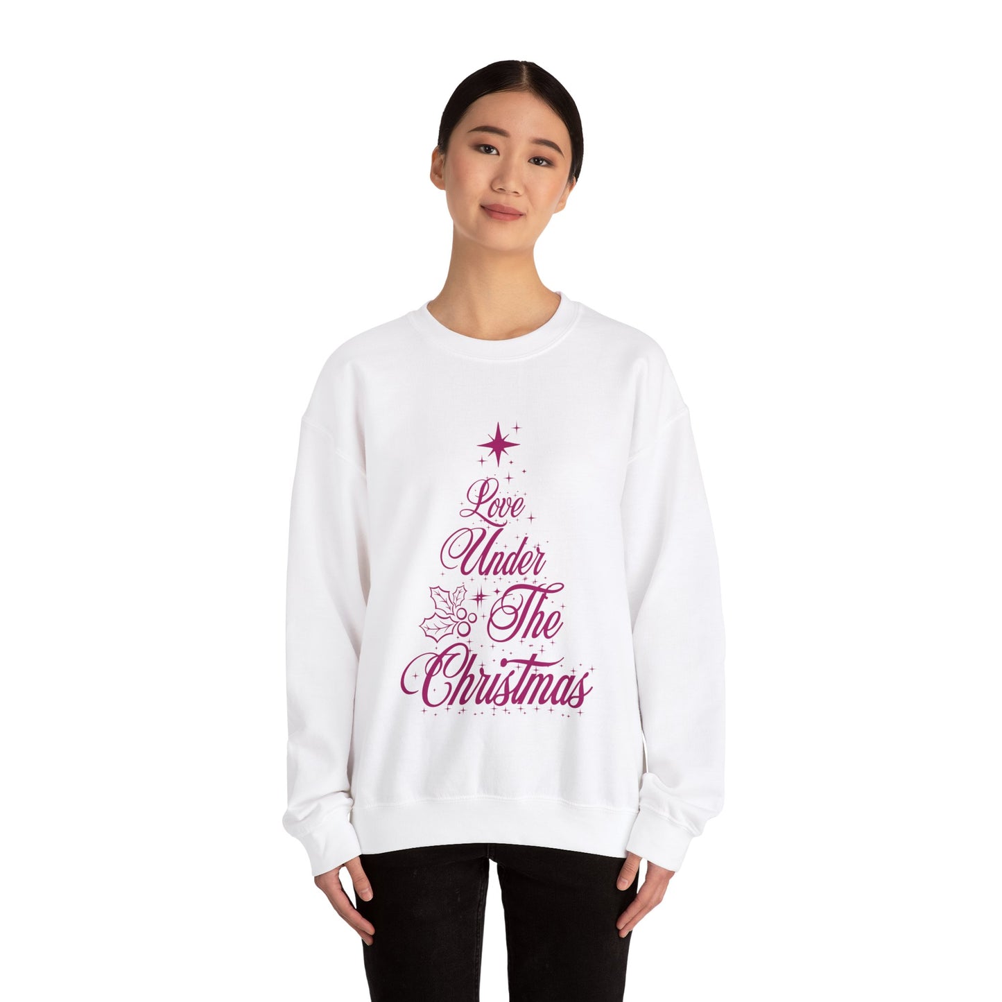 Love Under The Christmas Tree Unisex Sweatshirt | Print designed in Italy by Elisa Savoia | Giada Valenti | Christmas Gift | Christmas Sweater