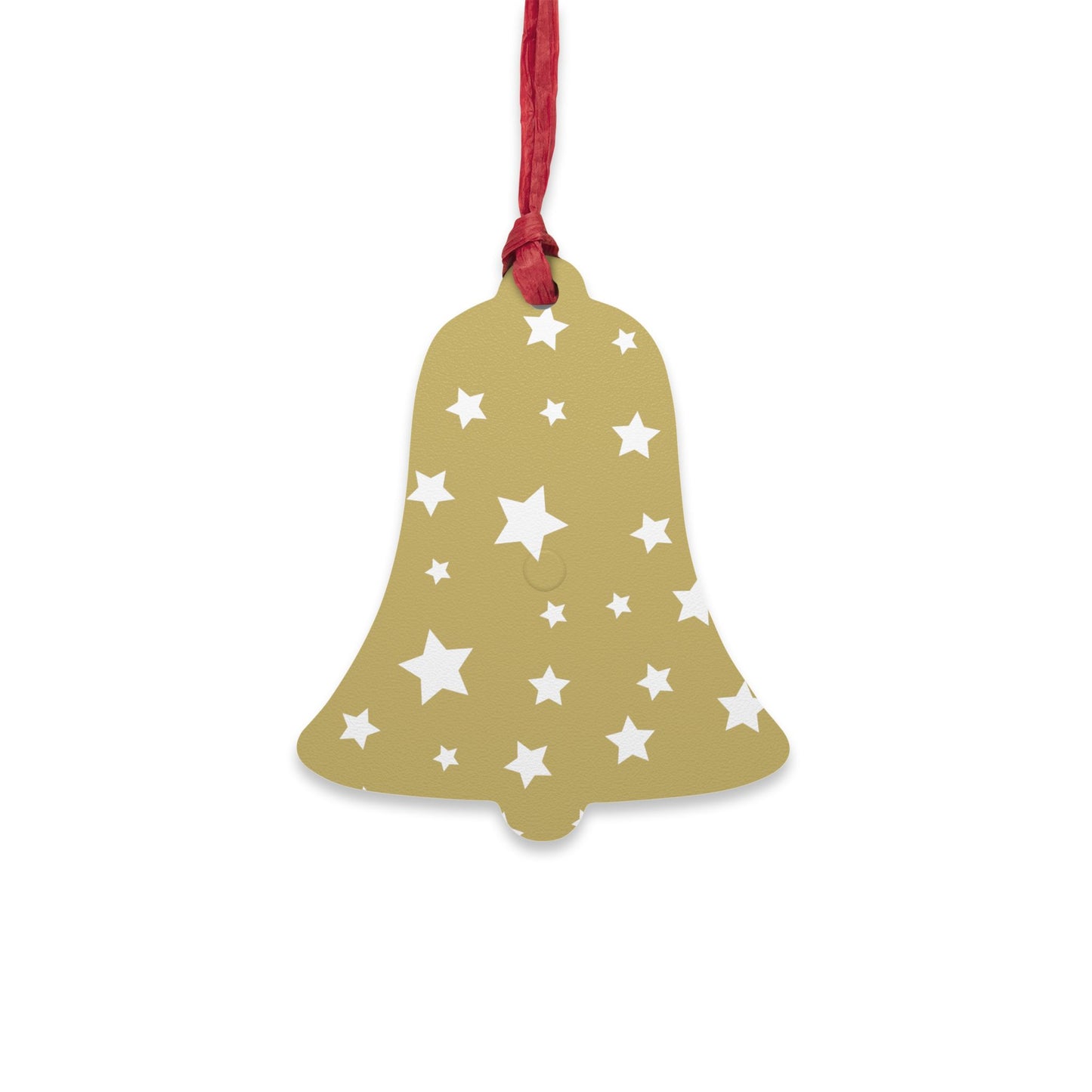 Giada Valenti | Bell Shape Wooden Ornaments | Designed in Italy | Gold White | Italian Design | Christmas Ornament | Christmas Gift