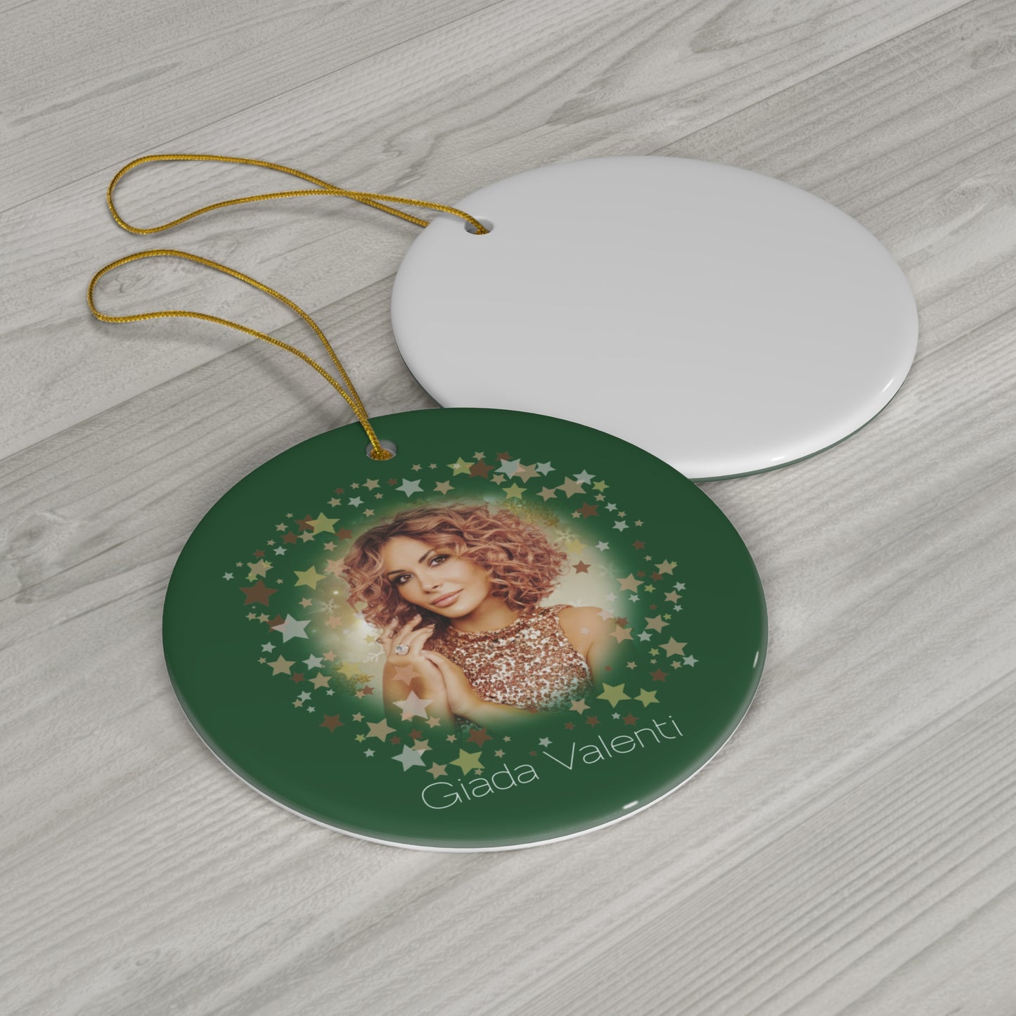 Ceramic Ornament | Designed in Italy | Green | Giada Valenti | Christmas Ornament | Christmas Gift | Italian Design