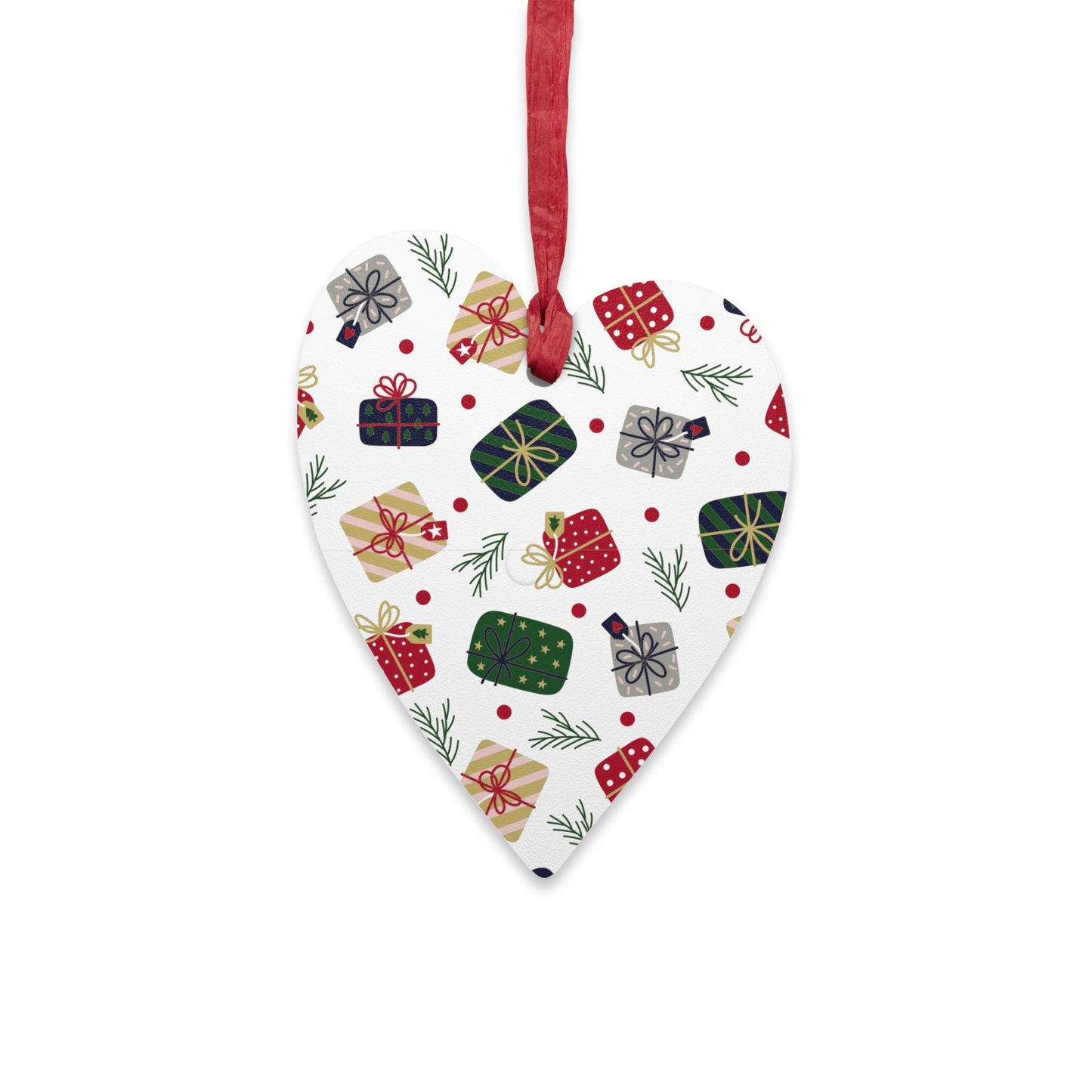 Giada Valenti | Heart Shape Wooden Ornament | Designed in Italy | Italian Design | Christmas Gift