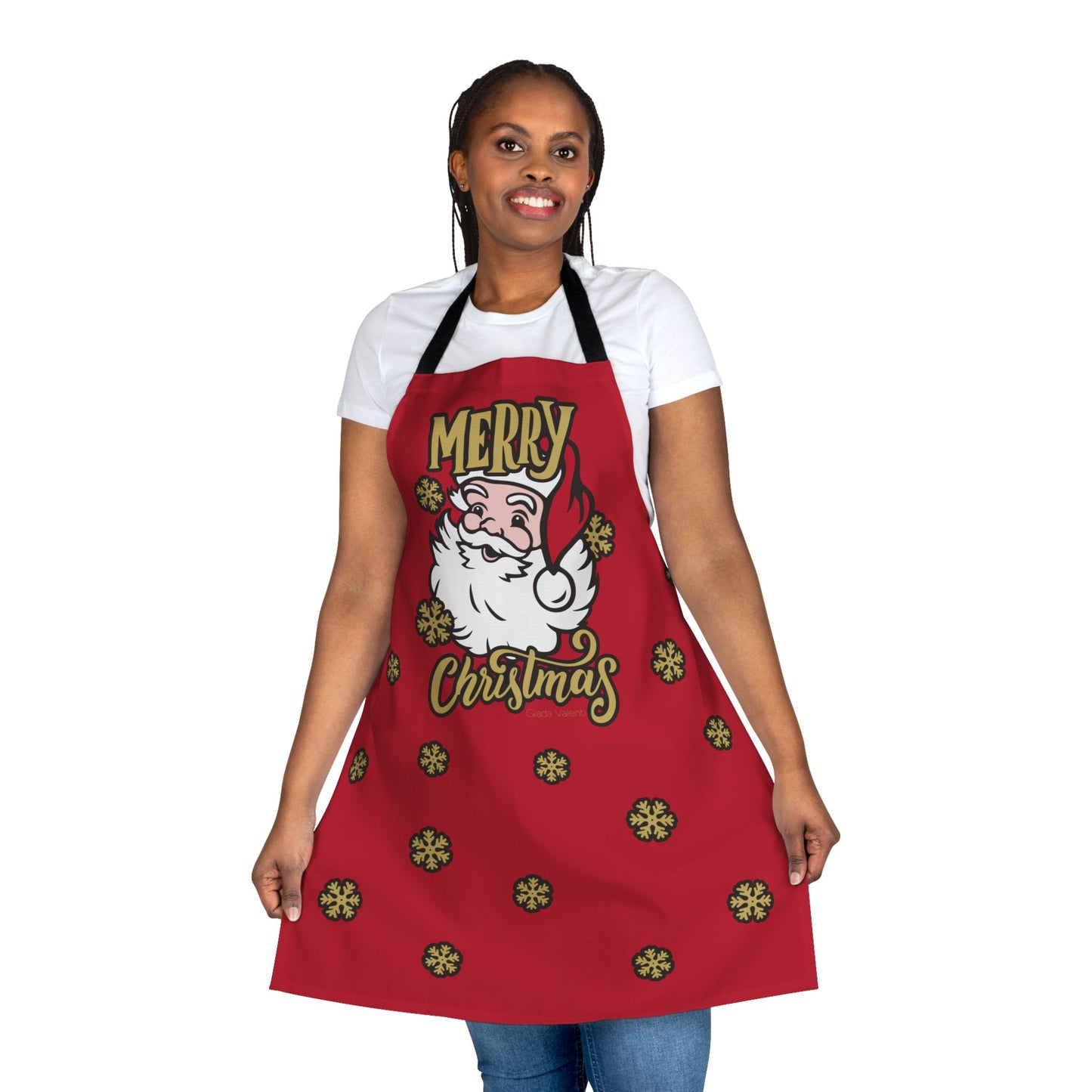 Giada Valenti | Santa Claus Apron | Designed in Italy | Red | Christmas Apron | Christmas Gift