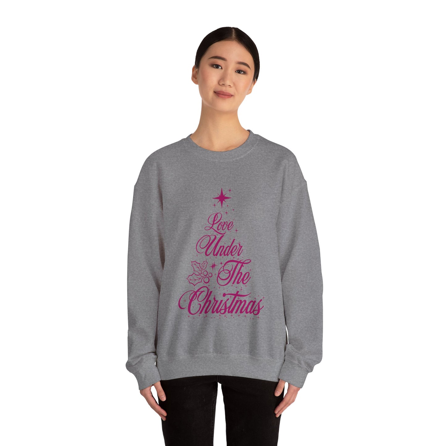 Love Under The Christmas Tree Unisex Sweatshirt | Print designed in Italy by Elisa Savoia | Giada Valenti | Christmas Gift | Christmas Sweater