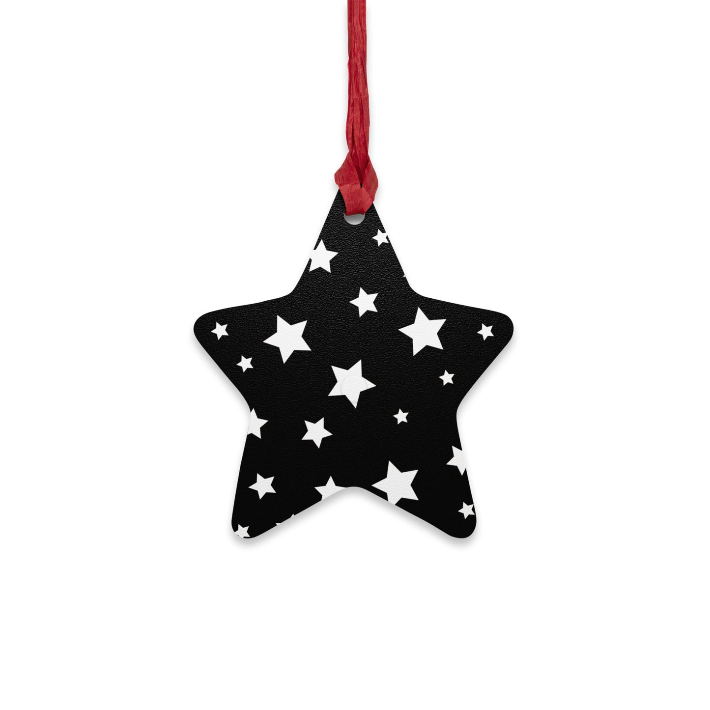 Giada Valenti | Star Shape Wooden Ornaments | Designed in Italy | Black White Star | Christmas Ornament | Christmas Gift | Italian Design