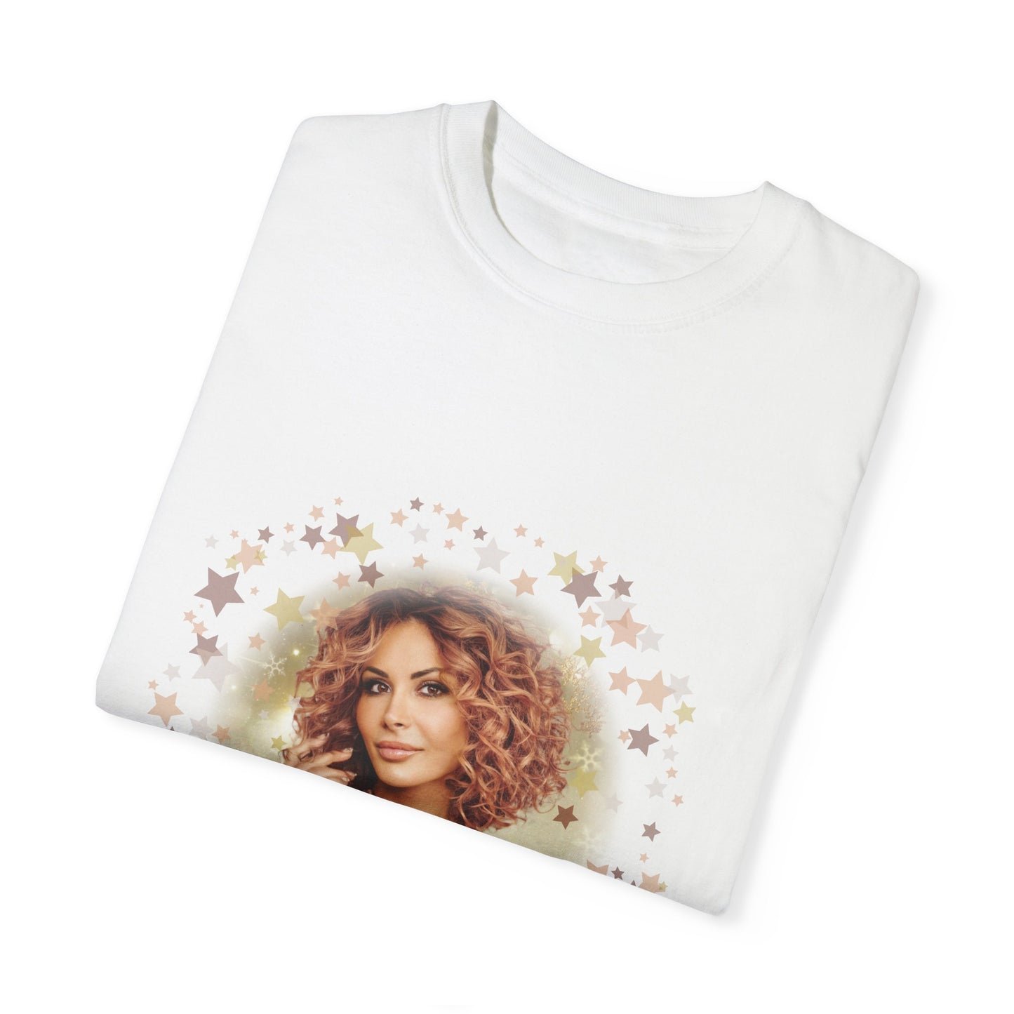 Christmas Unisex Garment-Dyed T-shirt with Italian Design print | Giada Valenti | Christmas gift