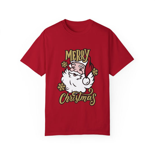 Santa Claus Unisex T-shirt with exclusive Italian Design print | Red | Blue | White | Giada Valenti | Christmas T-shirt | Christmas gift