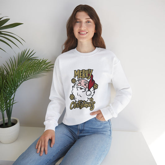 Giada Valenti | Santa Claus Heavy Blend™ Crewneck Sweatshirt | Designed in Italy | Italian Design | Christmas Sweatshirt Christmas Gift