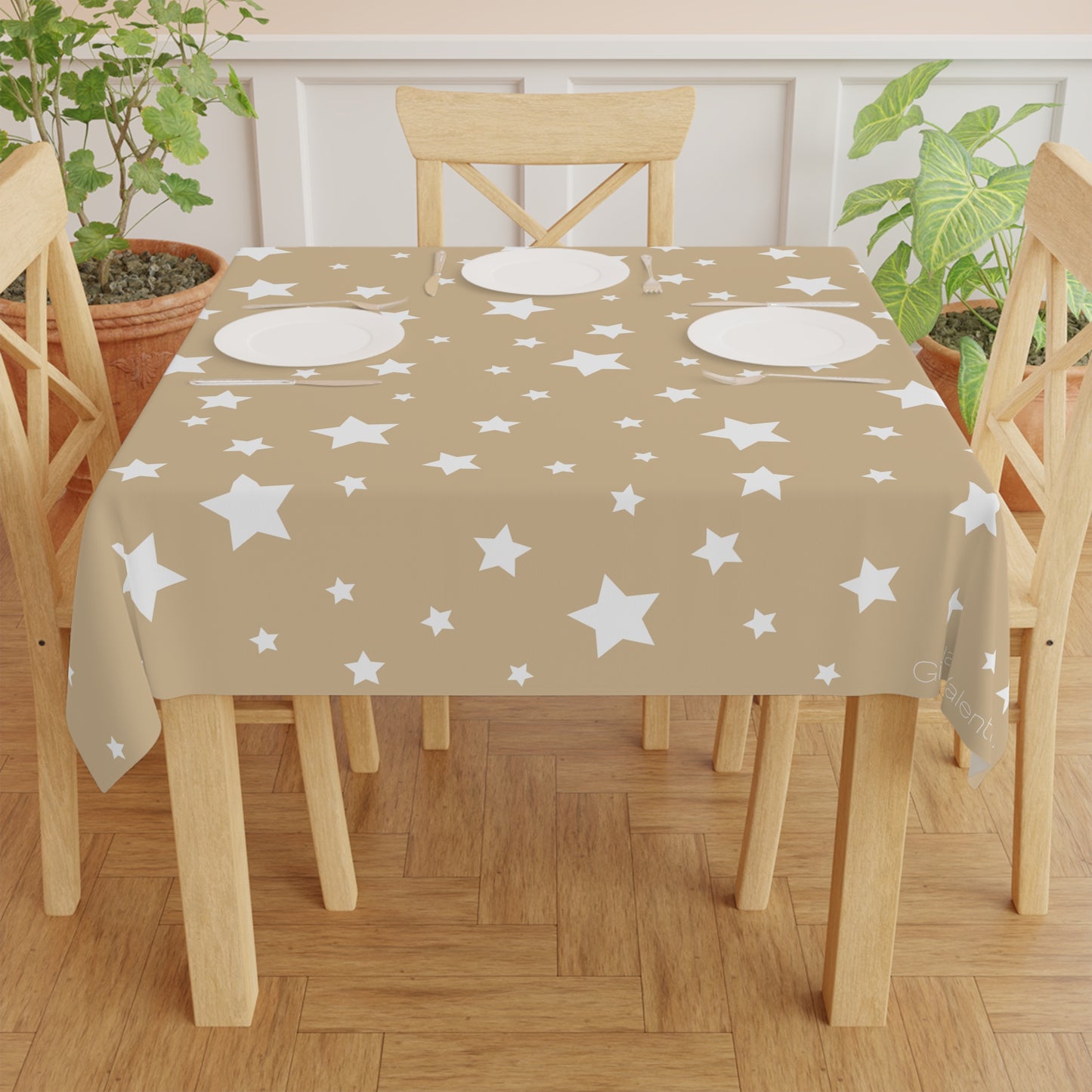 Christmas Star Tablecloth with exclusive Italian design print | Goldk | Giada Valenti | Christmas Decoration | Christmas Gift