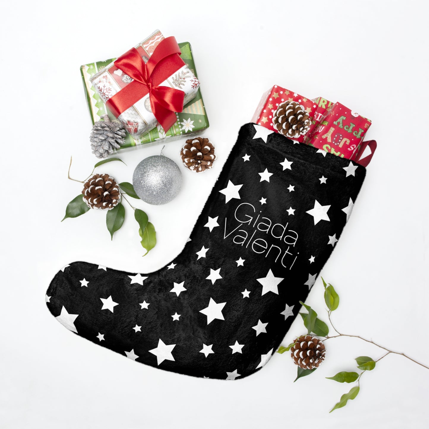 Christmas Stars Stocking | Giada Valenti Collection