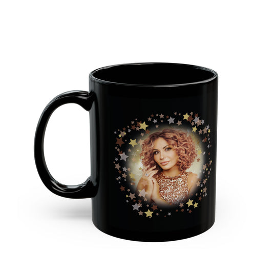 Giada Valenti Christmas Mug with exclusive Italian design print (11oz) | Black | Giada Valenti Collection