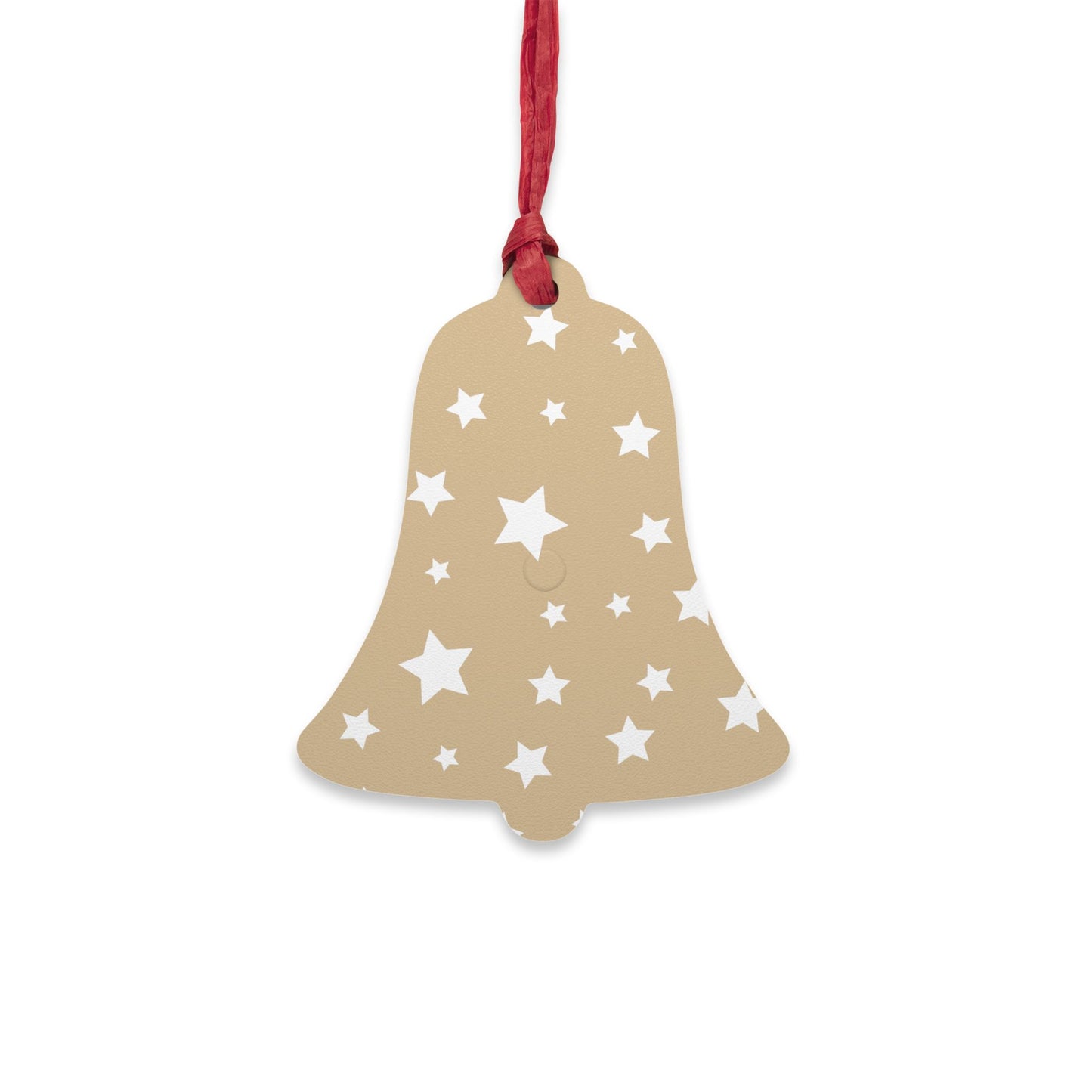 Giada Valenti | Bell Shape Wooden Ornaments | Designed in Italy | Beige White | Boxes | Italian Design | Christmas Ornament | Christmas Gift