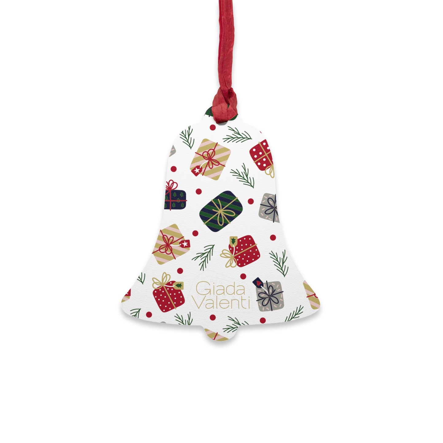 Giada Valenti | Bell Shape Wooden Ornament | Designed in Italy | Gift Boxes | Italian Design | Christmas Ornament | Christmas Gift