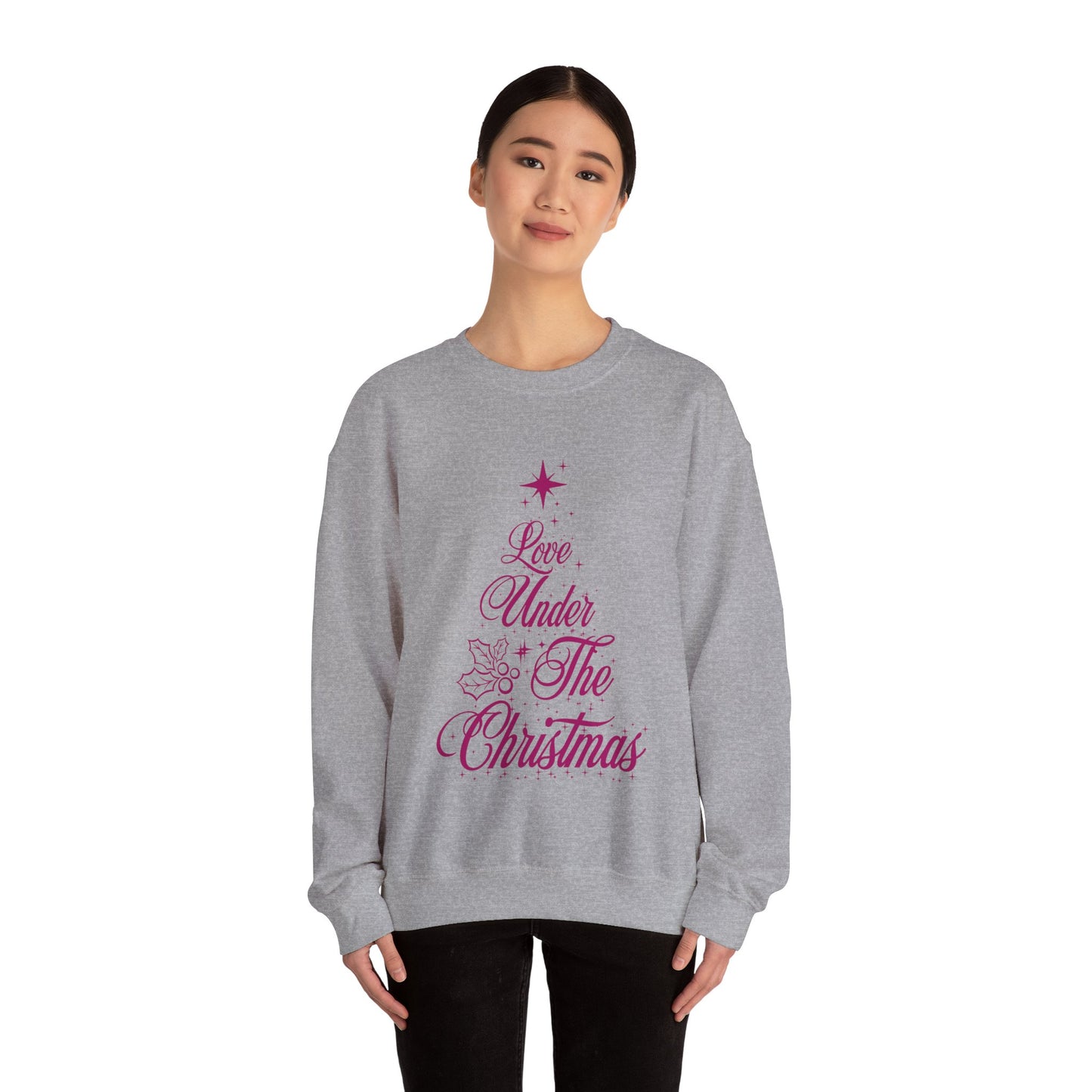 Love Under The Christmas Tree Unisex Sweatshirt | Print designed in Italy by Elisa Savoia | Giada Valenti | Christmas Gift | Christmas Sweater