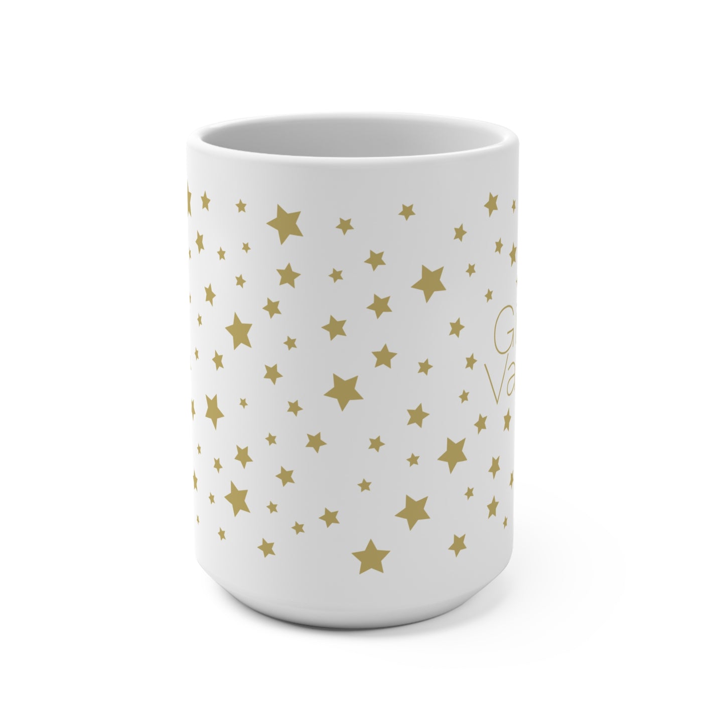 Christmas Stars Mug with exclusive Italian design print (15oz) | Giada Valenti Collection