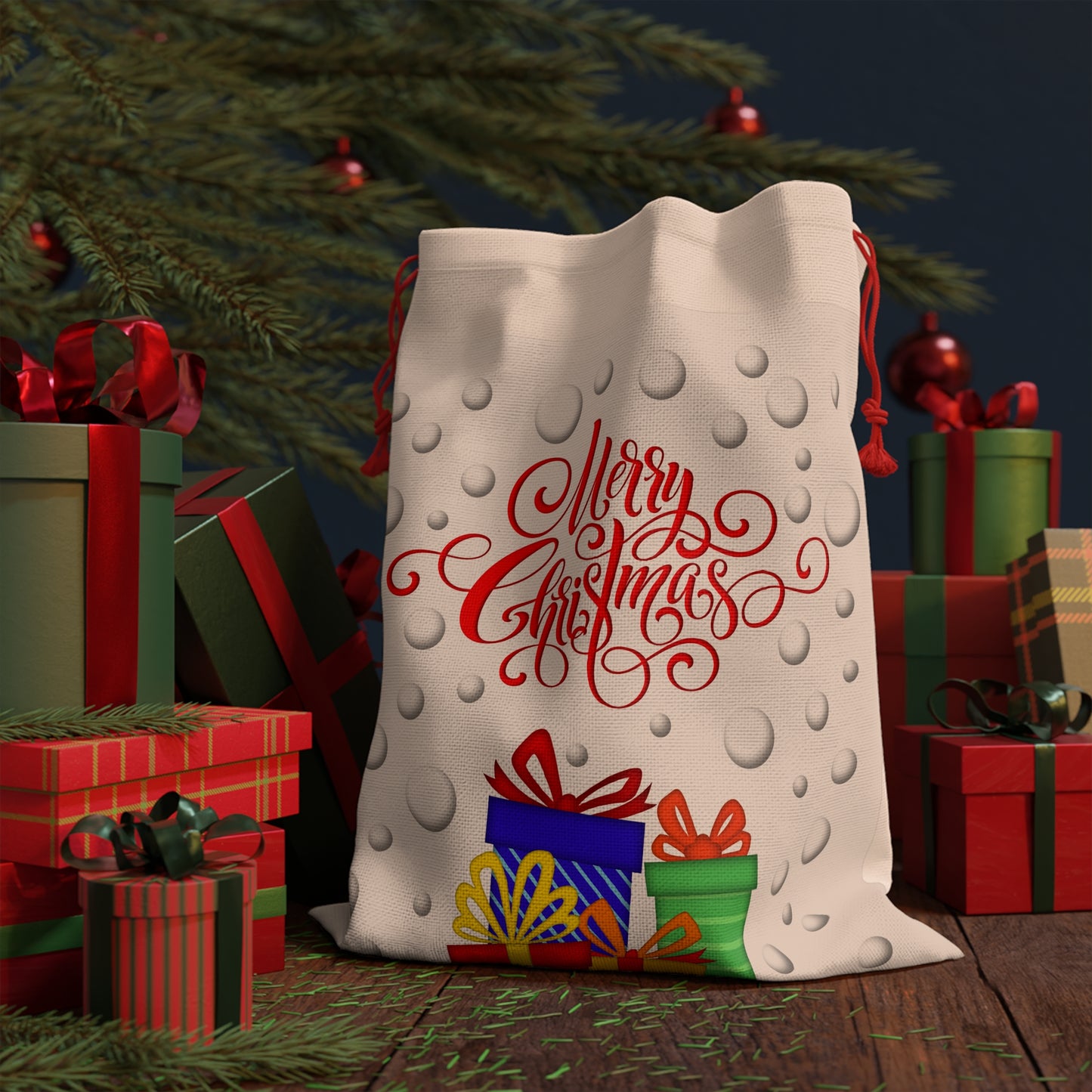 Merry Christmas Gift Bag | Designed in Italy by Elisa Savoia for Giada Valenti