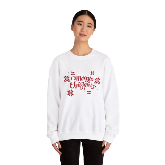 Unisex Merry Christmas Sweatshirt with exclusive Italian Design print | Giada Valenti Collection
