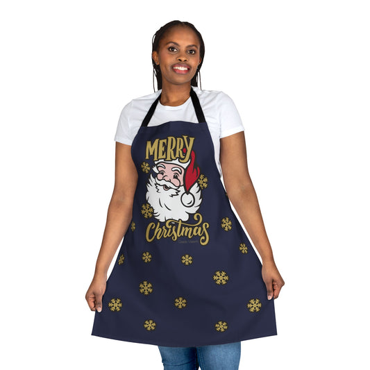 Giada Valenti | Santa Claus Apron | Designed in Italy | Blue | Christmas Apron | Italian Design | Christmas Gift