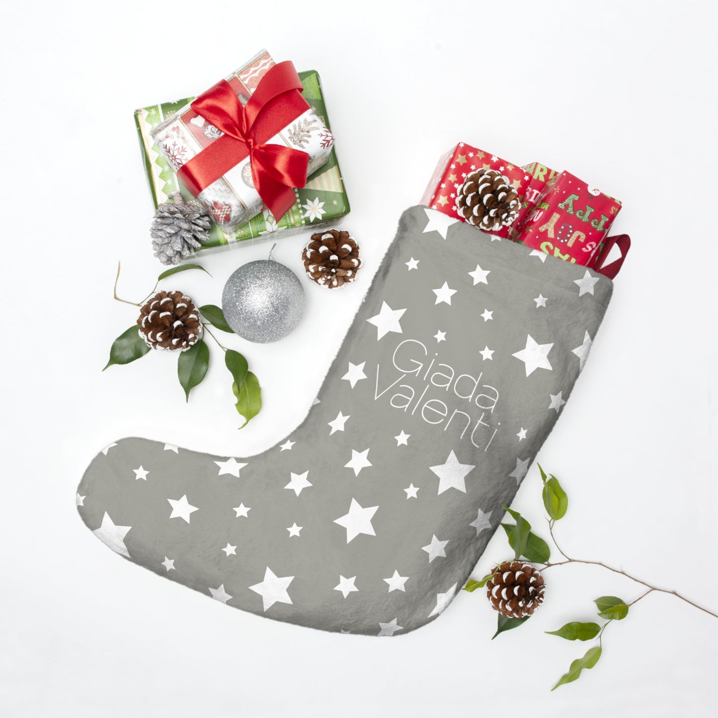 Christmas Stars Stocking | Giada Valenti Collection