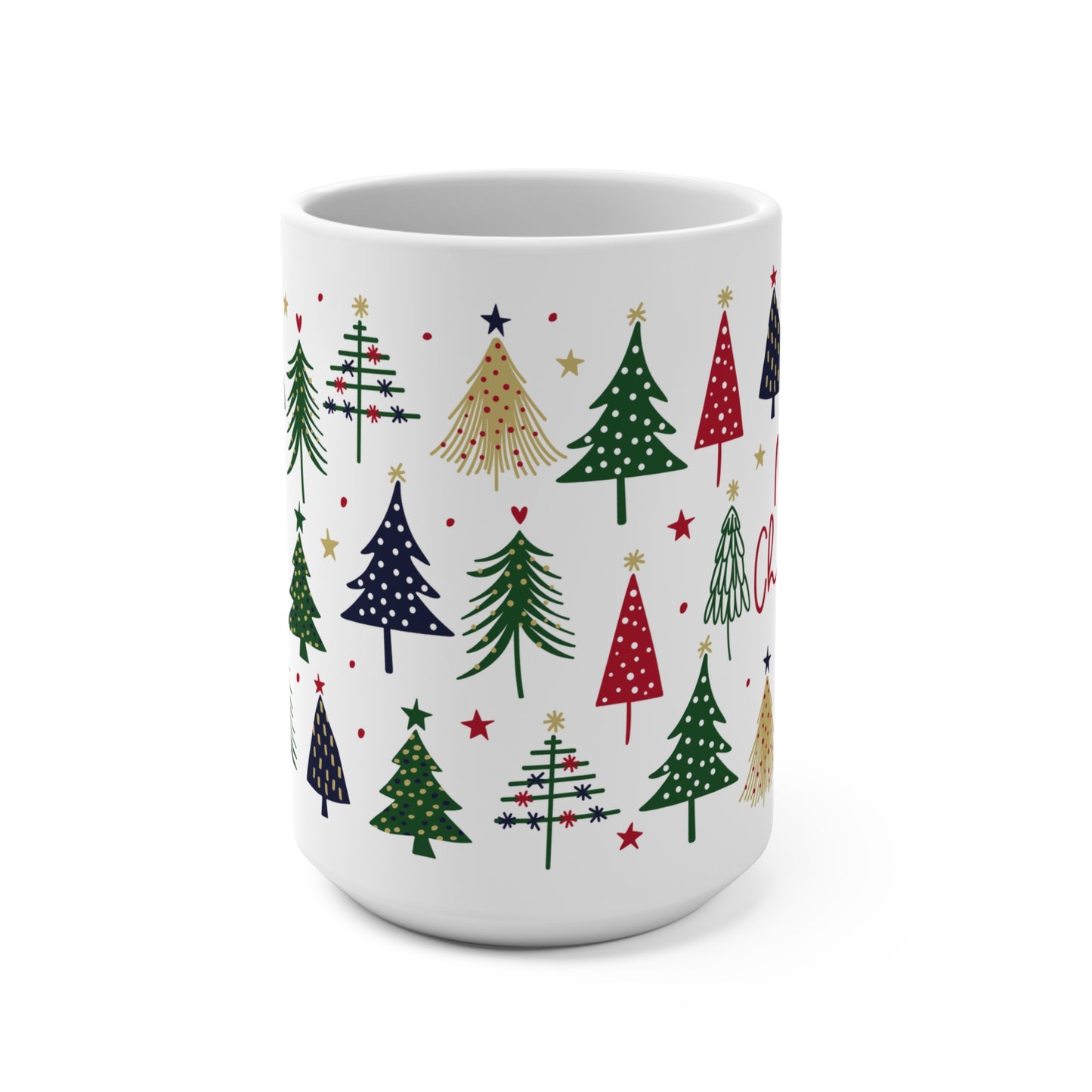 Merry Christmas Tree Mug 15oz | Giada Valenti Collection