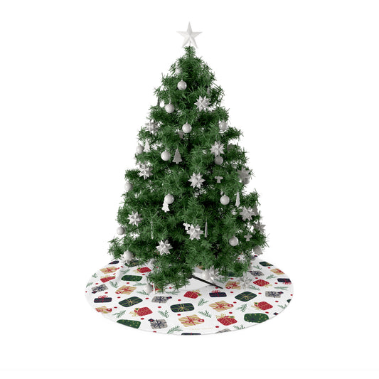 Christmas Presents Tree Skirt with Italian Design print | Giada Valenti | Christmas Decoration | Christmas Gift