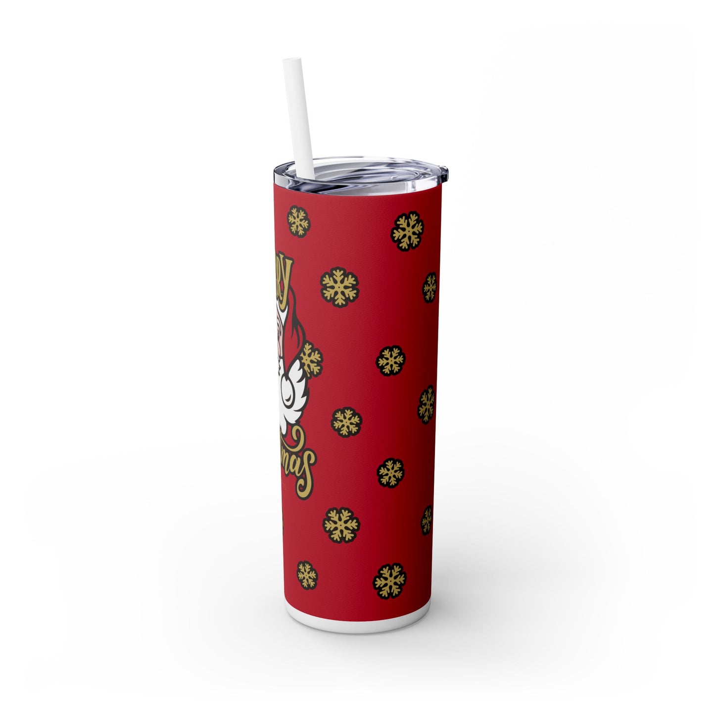 Christmas Tumbler with Italian Design print | Merry Christmas Santa Claus | Giada Valenti | Christmas Gift