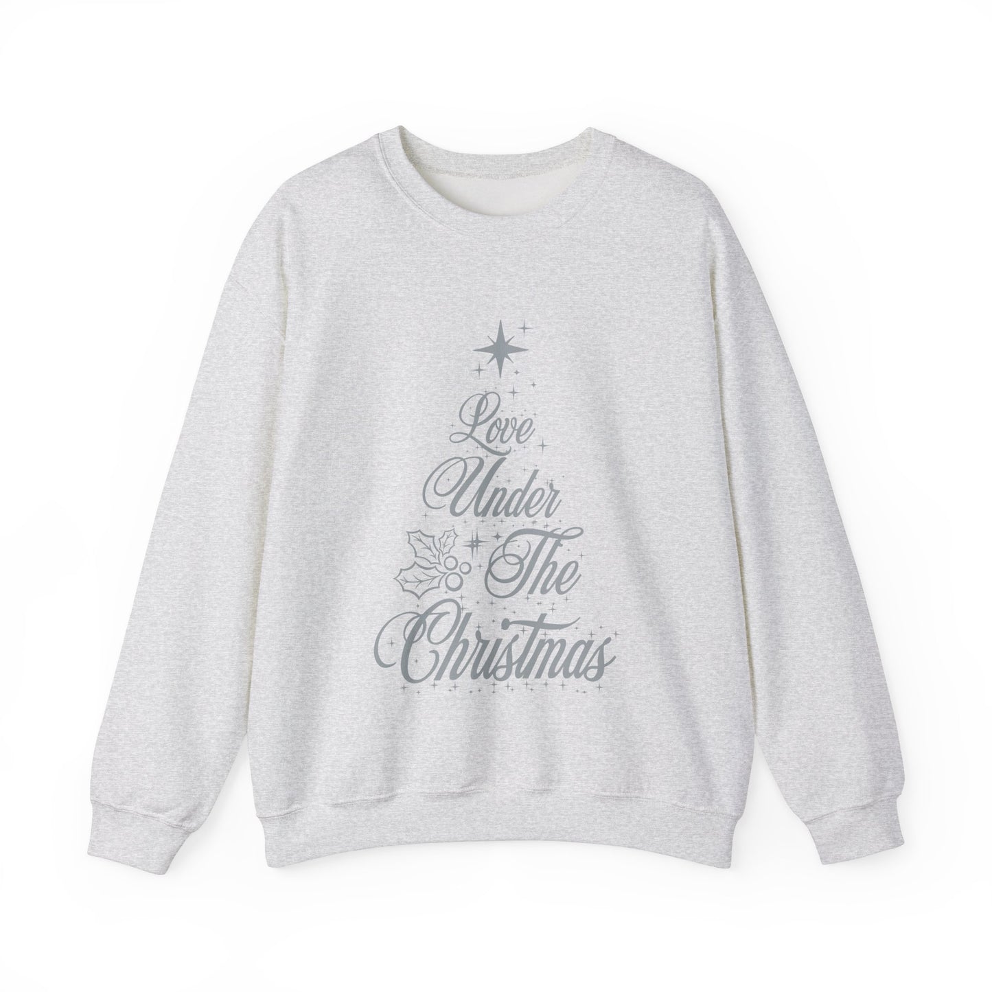 Love Under The Christmas Tree Sweatshirt | Print designed in Italy by Elisa Savoia | Giada Valenti | Christmas Gift | Christmas Sweatshirt