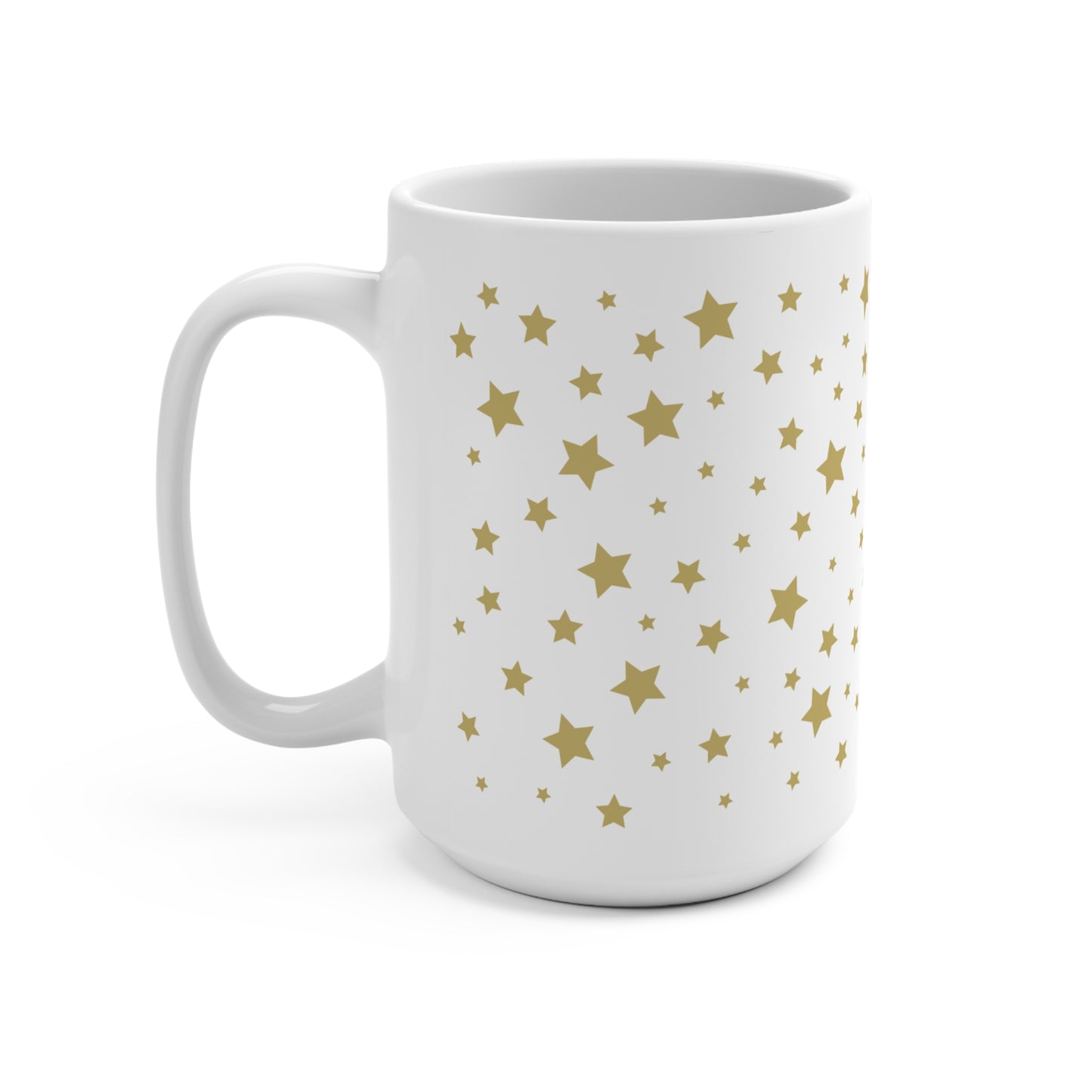 Christmas Stars Mug with exclusive Italian design print (15oz) | Giada Valenti Collection