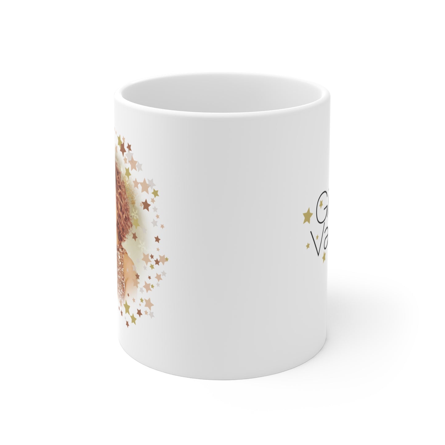 Giada Valenti Christmas Mug with exclusive Italian design print (11oz) | White | Giada Valenti Collection