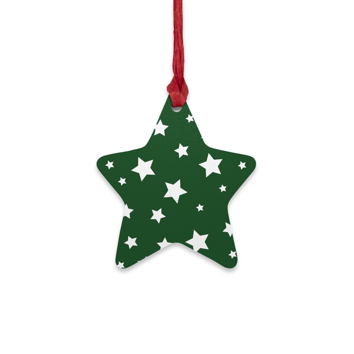 Giada Valenti | Star Shape Wooden Ornaments | Designed in Italy | Green White Star | Christmas Ornament | Christmas Gift | Italian Design