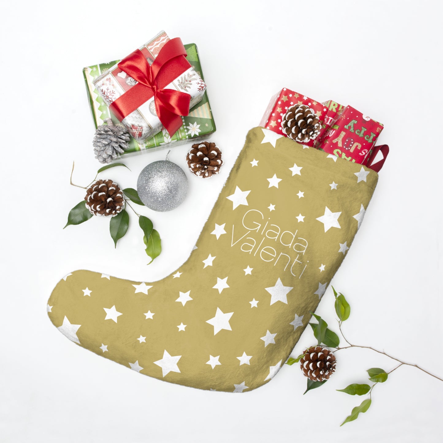 Christmas Stars Stocking | Giada Valenti Collection