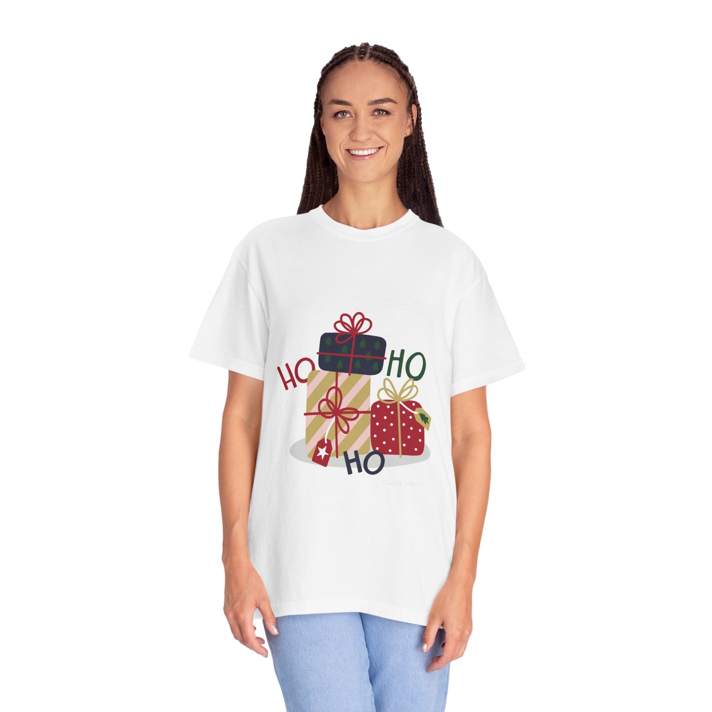 Gift Box Unisex T-shirt with Italian Design print | Giada Valenti | Christmas T-shirt | Christmas gift