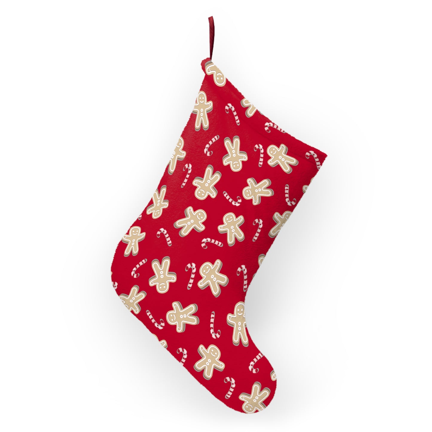 Gingerbread Candy Cane Stocking | Giada Valenti Collection