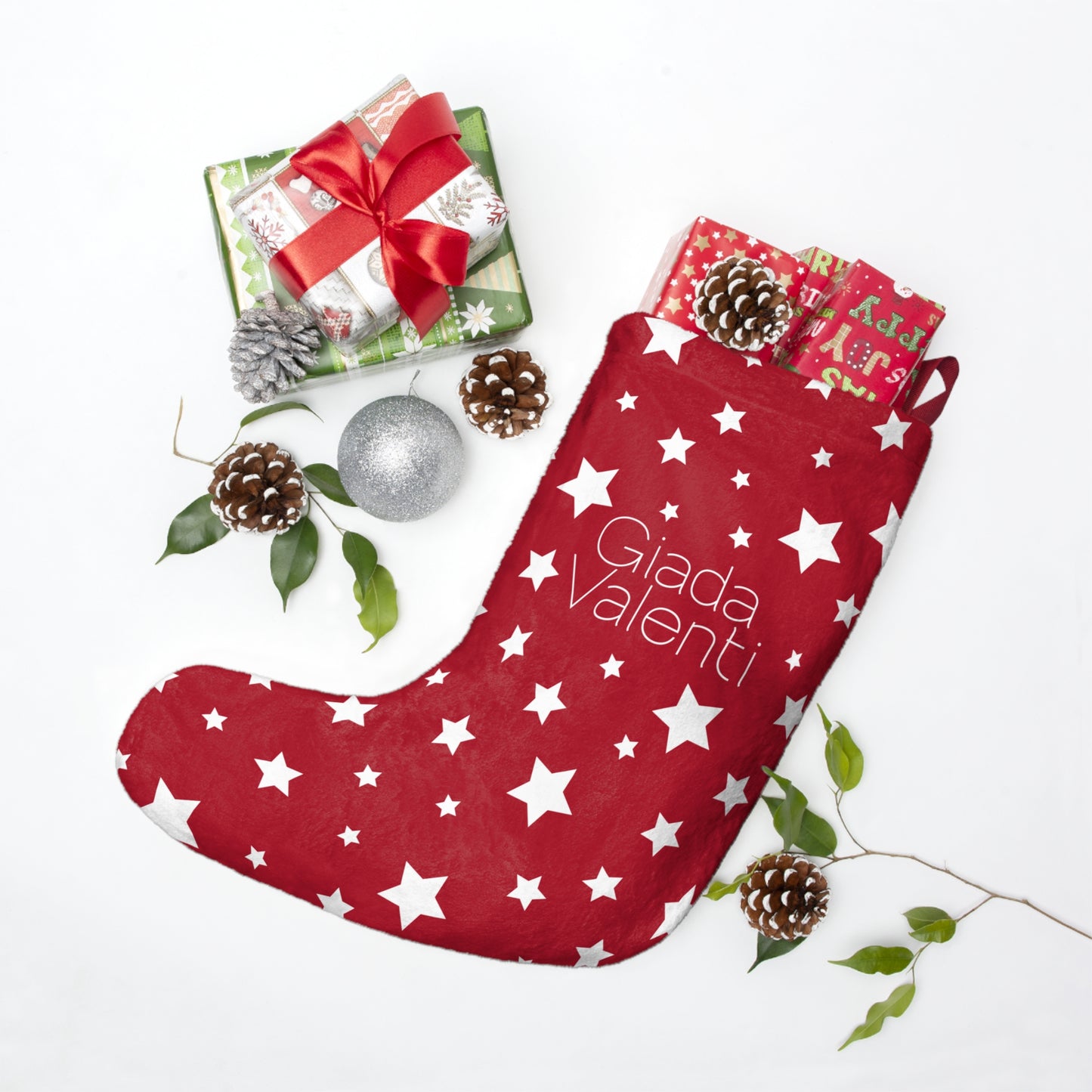 Christmas Stars Stocking | Giada Valenti Collection