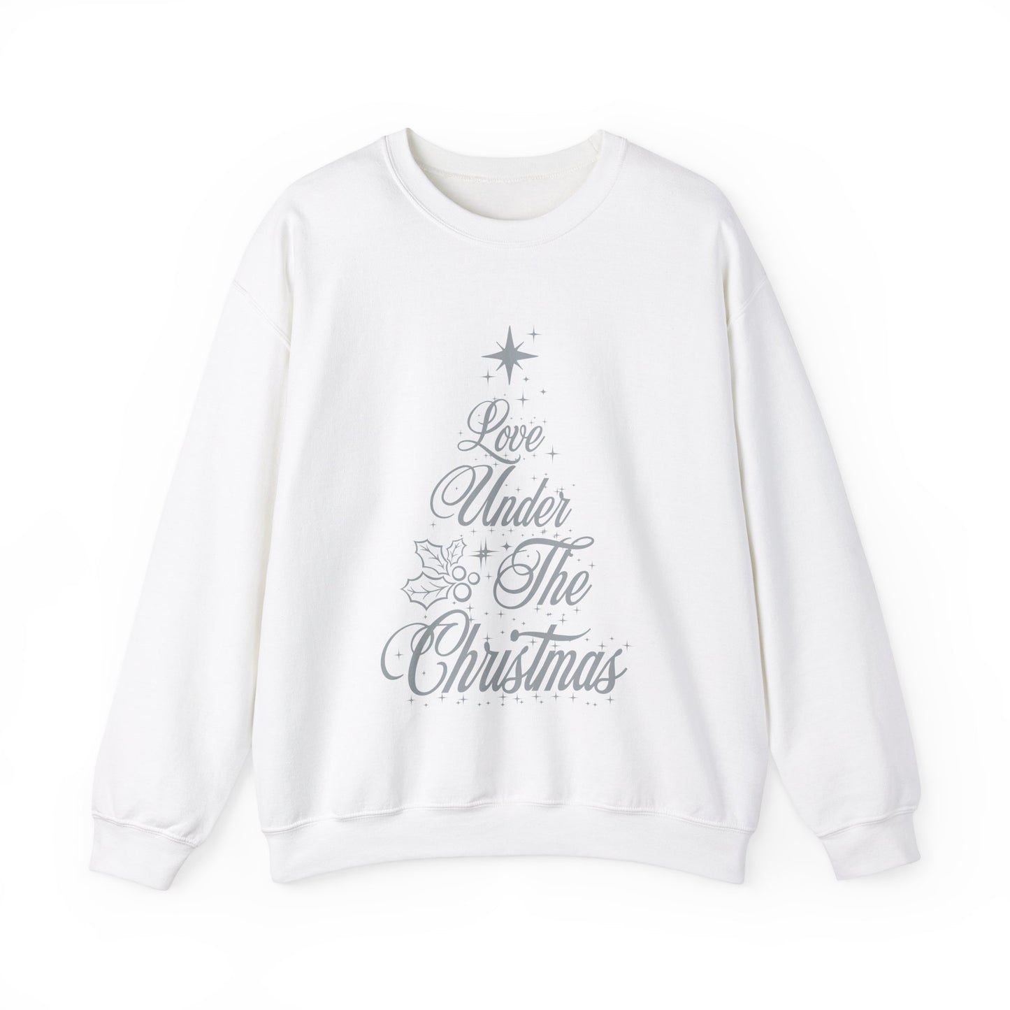 Love Under The Christmas Tree Sweatshirt | Print designed in Italy by Elisa Savoia | Giada Valenti | Christmas Gift | Christmas Sweatshirt