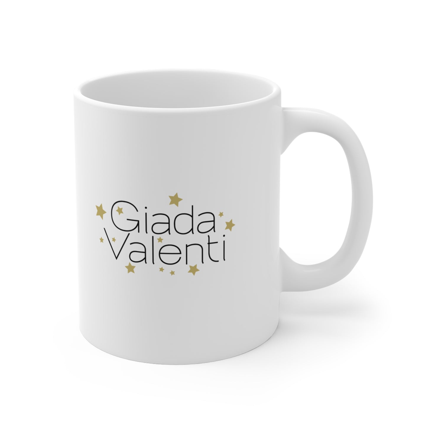 Giada Valenti Christmas Mug with exclusive Italian design print (11oz) | White | Giada Valenti Collection