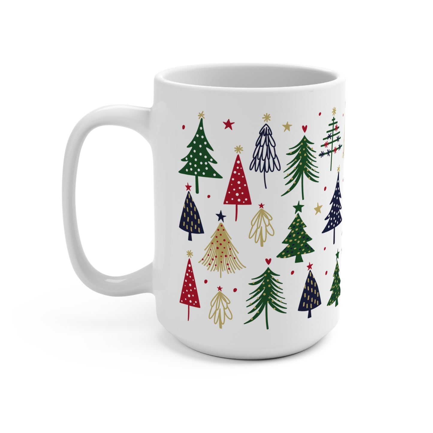 Merry Christmas Tree Mug 15oz | Giada Valenti Collection