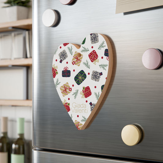 Giada Valenti | Heart Shape Wooden Ornament | Designed in Italy | Italian Design | Christmas Gift