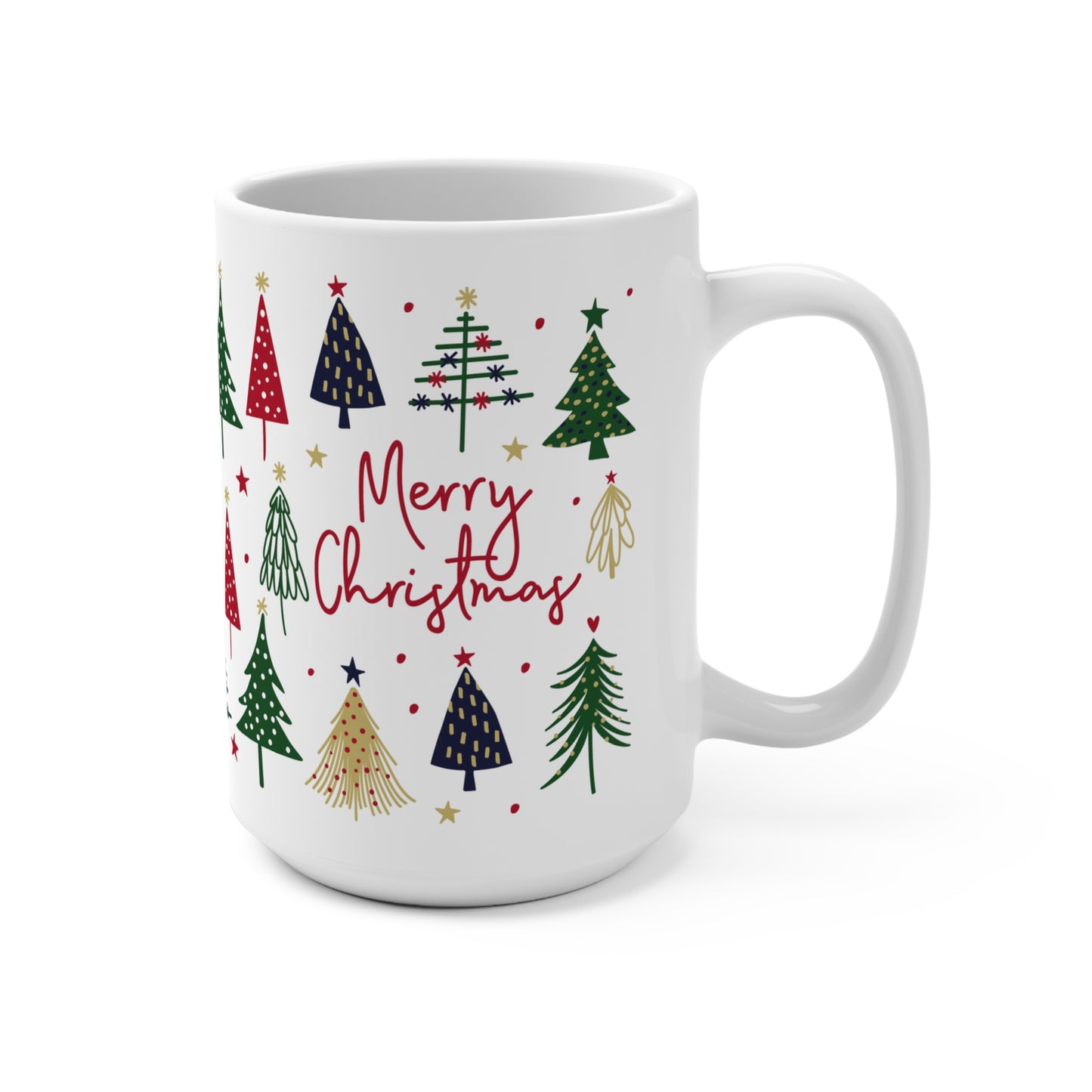 Merry Christmas Tree Mug 15oz | Giada Valenti Collection