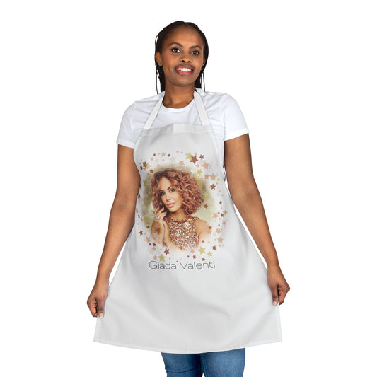 Christmas Apron with exclusive Italian design print | White | Giada Valenti | Christmas gift